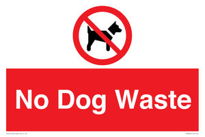 No Dog Waste
